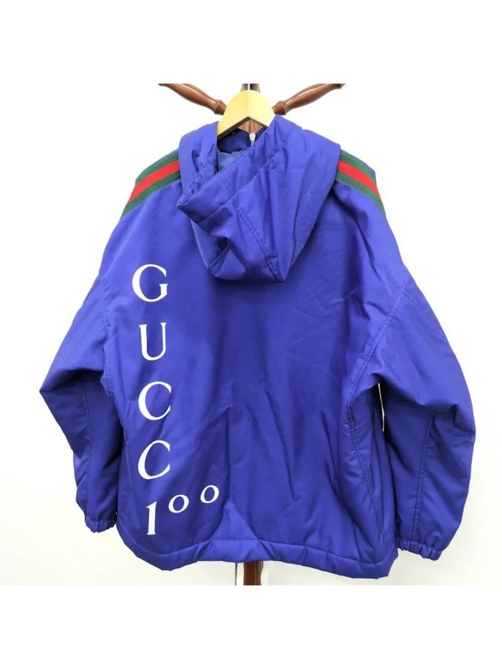 Gucci Bag Logo Hoodie :50 Nylon Blue
